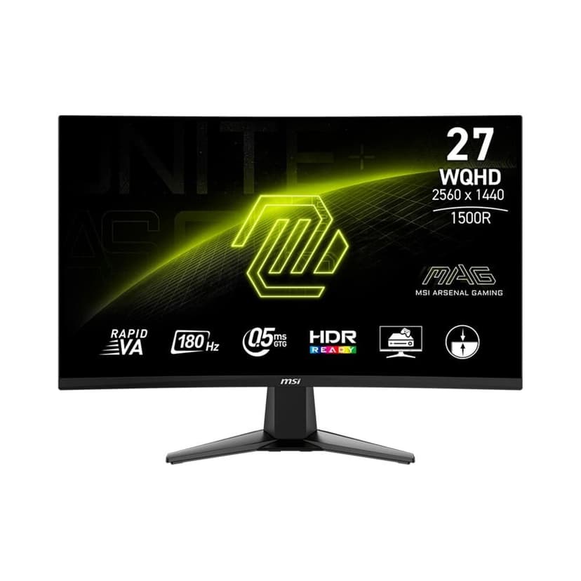 MSI MAG 27" QHD 180Hz VA - 27CQ6F