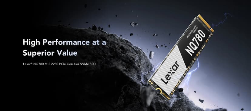 Lexar NQ780 512GB SSD NVMe Gen 4 - LNQ780X512G-RNNNG