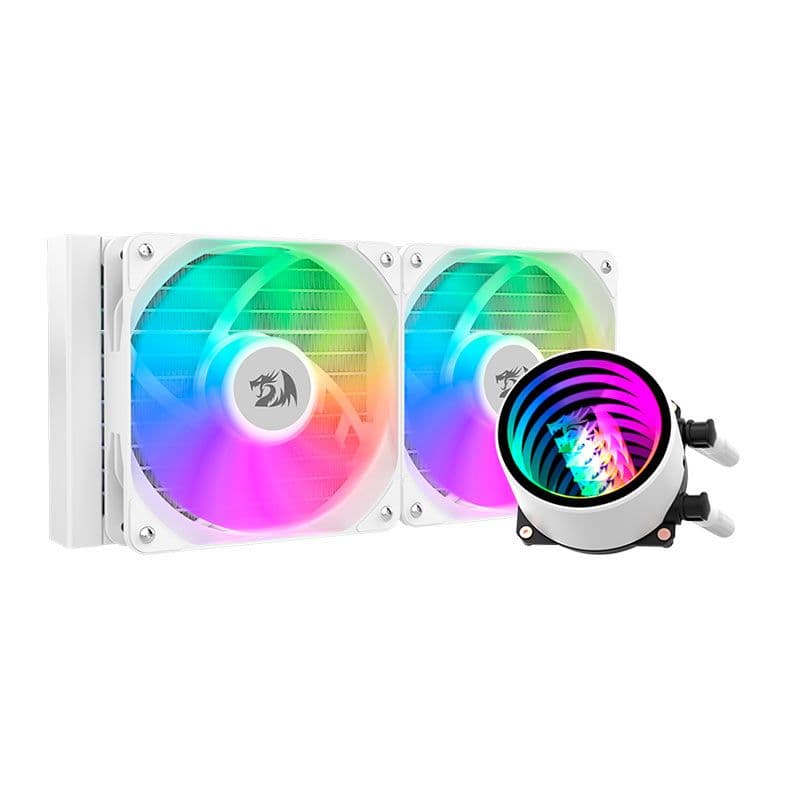 Water Cooler Redragon CCW-3011 240mm RGB Branco - CCW-3011W