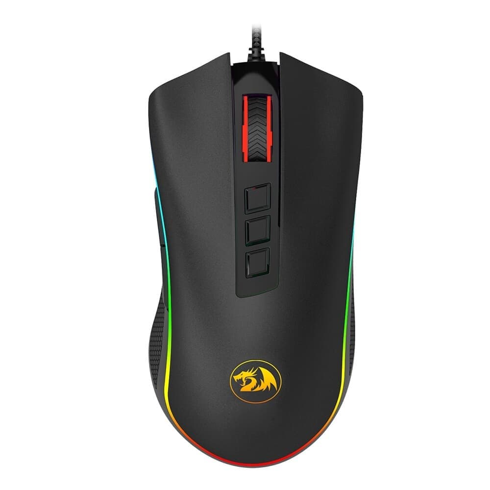 Redragon Cobra 10000 DPI Preto - M711 Redragon Cobra 10000 DPI Preto - M711