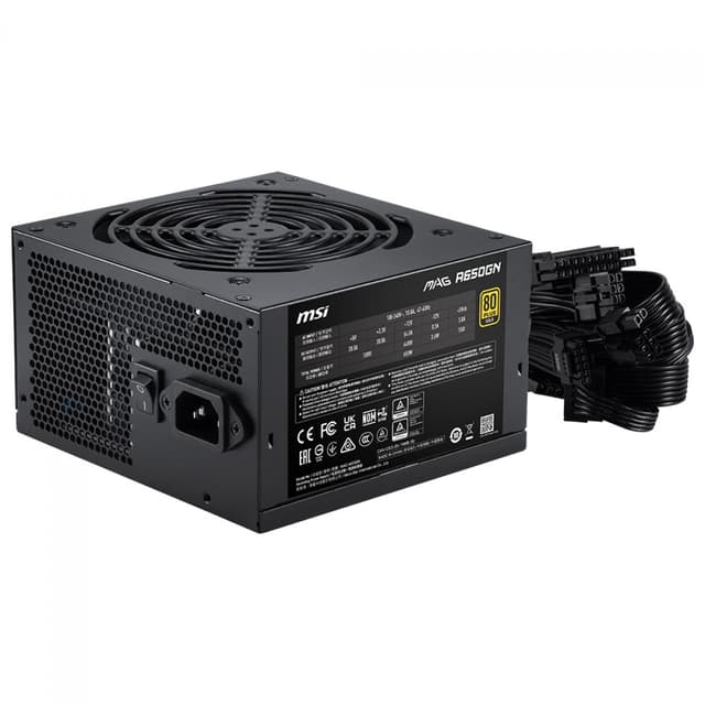 MSI MAG A650GN II 650W 80 Plus Gold ATX 3.1 - MAG A650GN II