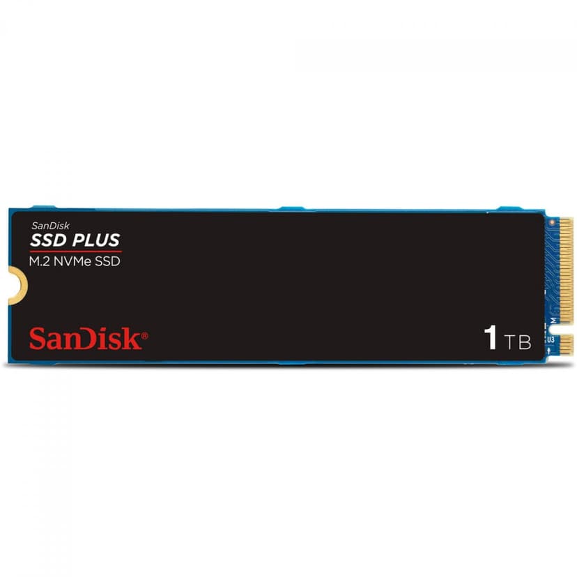 SanDisk SSD Plus 1TB SSD NVMe Gen 3 - SDSSDA3N-1T00-G26