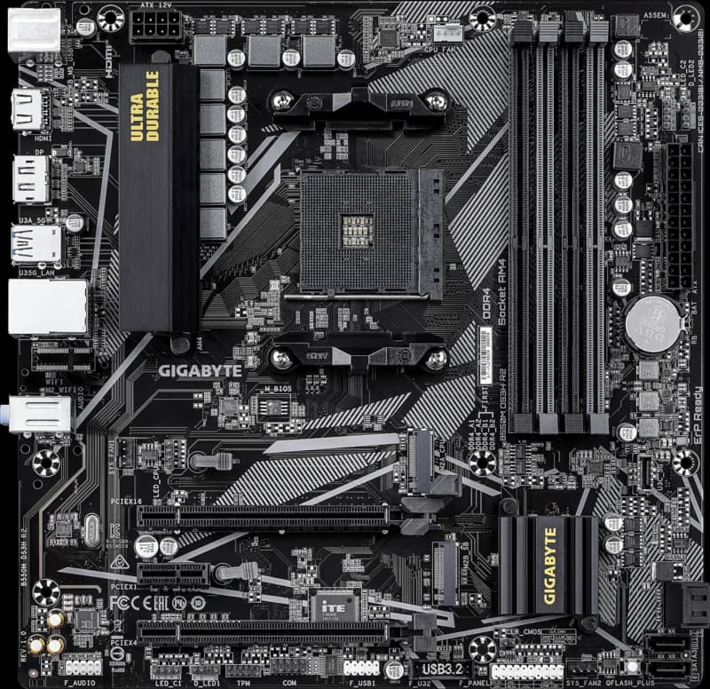 Gigabyte B550M DS3H R2 AM4 Micro-ATX DDR4