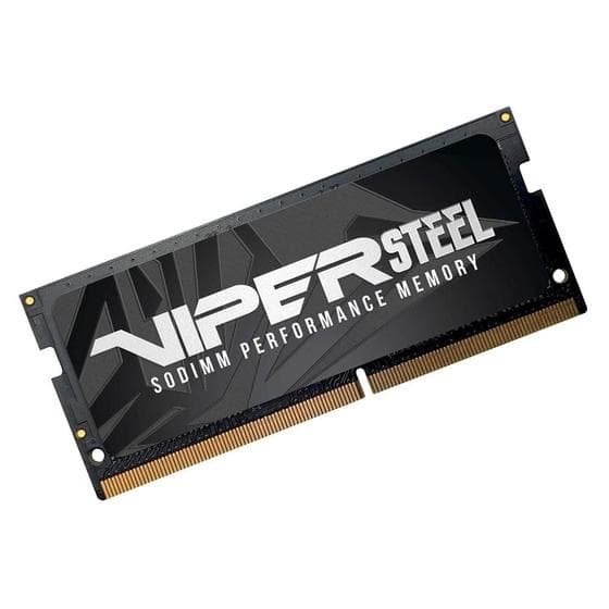 Patriot Viper Steel 16GB (1x16GB) DDR4 SO-DIMM Patriot Viper Steel 16GB (1x16GB) DDR4 SO-DIMM 2666MHz CL18 Preto - PVS416G266C8S