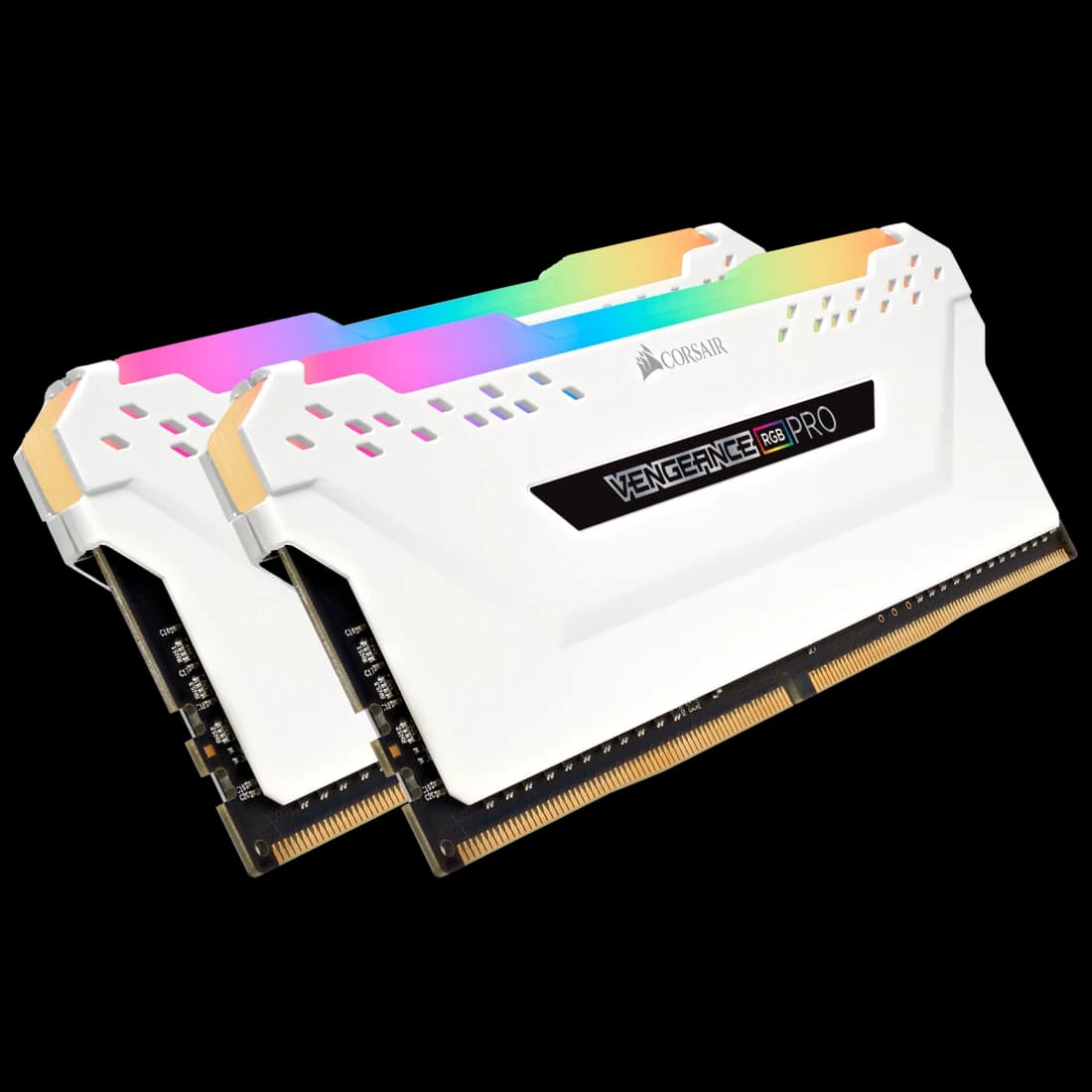 Corsair Vengeance RGB Pro 32GB (2x16GB) DDR4 Corsair Vengeance RGB Pro 32GB (2x16GB) DDR4 3200MHz CL16 Branco - CMW32GX4M2C3200C16W