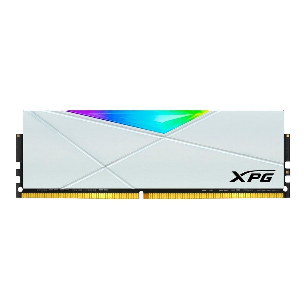 ADATA XPG Spectrix D50 RGB 8GB DDR4 ADATA XPG Spectrix D50 RGB 8GB (1x8GB) DDR4 3200MHz CL16 Branco - AX4U32008G16A-SW50
