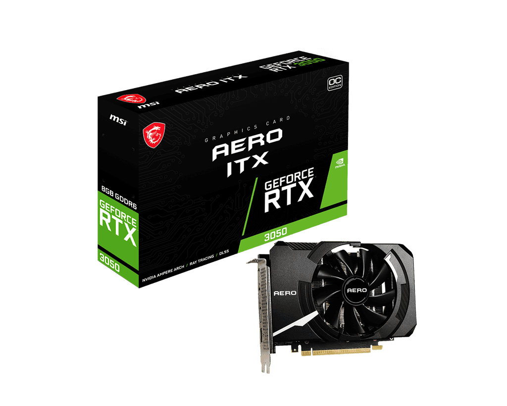 RTX 3050 8GB MSI RTX 3050 8GB Aero ITX