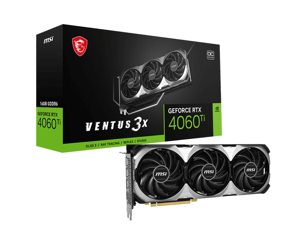RTX 4060 Ti 16GB MSI RTX 4060 Ti 16GB Ventus 3X OC