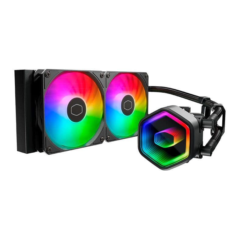 Water Cooler Cooler Master MasterLiquid 240 Core II 240mm ARGB Preto - MLW-D24M-A18PA-R1