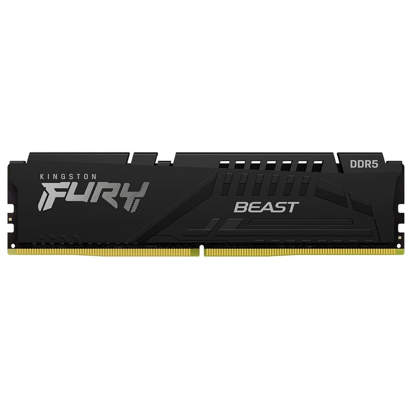 Kingston Fury Beast 8GB (1x8GB) DDR5 5200MHz CL40 Preto - KF552C40BB-8