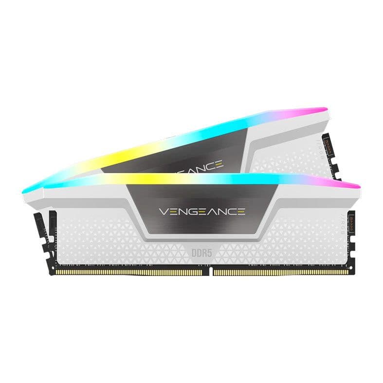 Corsair Vengeance RGB 32GB (2x16GB) DDR5 5600MHz CL40 Branco - CMH32GX5M2B5600C40W