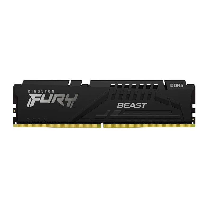 Kingston Fury Beast 8GB (1x8GB) DDR5 6000MHz CL30 Preto - KF560C30BBE-8