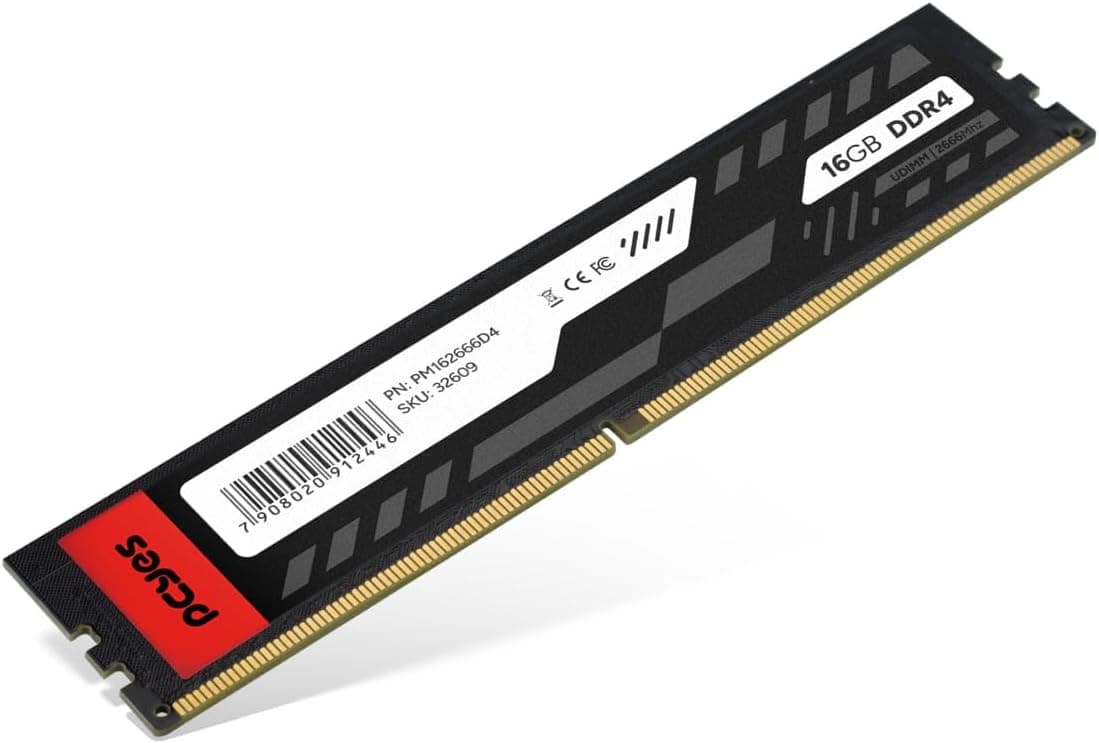 PcYes 16GB (1x16GB) DDR4 PcYes 16GB (1x16GB) DDR4 2666MHz CL19 Preto - PM162666D4