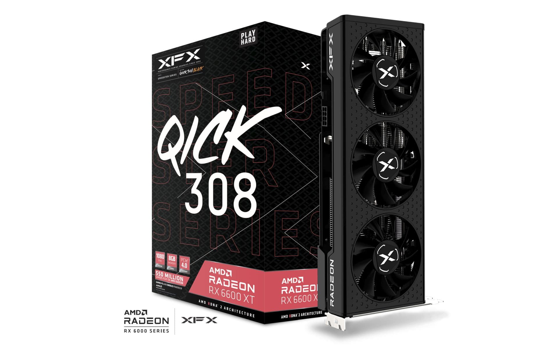 RX 6600 XT XFX RX 6600 XT Speedster QICK308