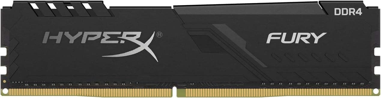 Kingston HyperX Fury 16GB (1x16GB) DDR4 Kingston HyperX Fury 16GB (1x16GB) DDR4 2400MHz CL15 Preto - HX424C15FB4/16