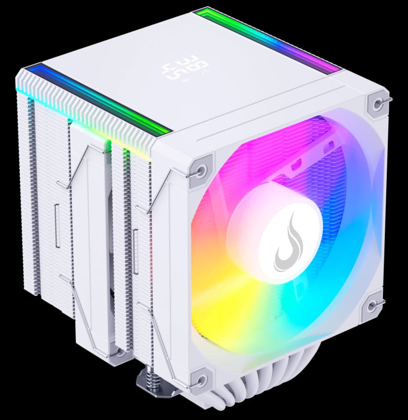 Air Cooler Rise Mode Temp 8 ARGB Branco - RM-ACT8-ARGB-W