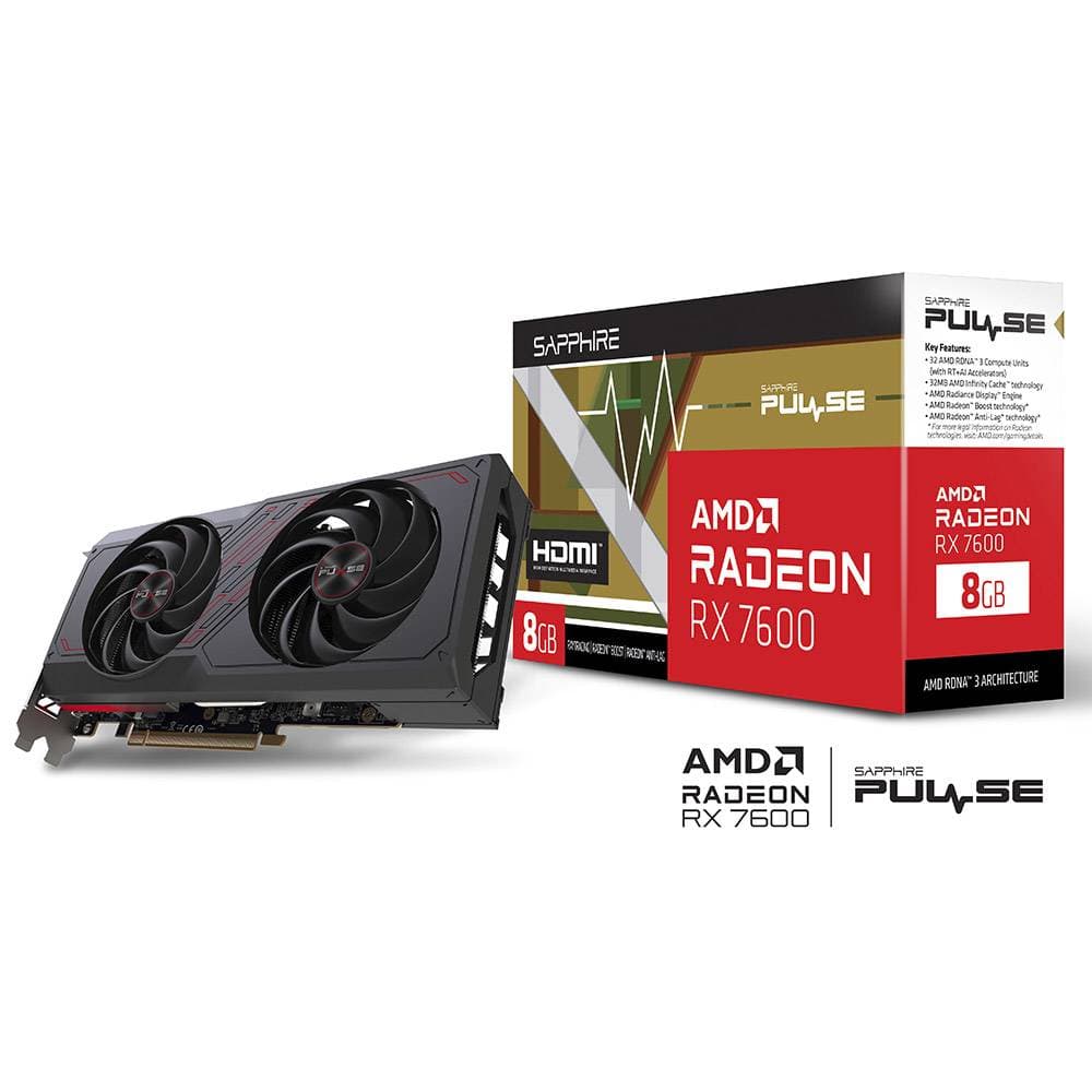 RX 7600 Sapphire RX 7600 Pulse