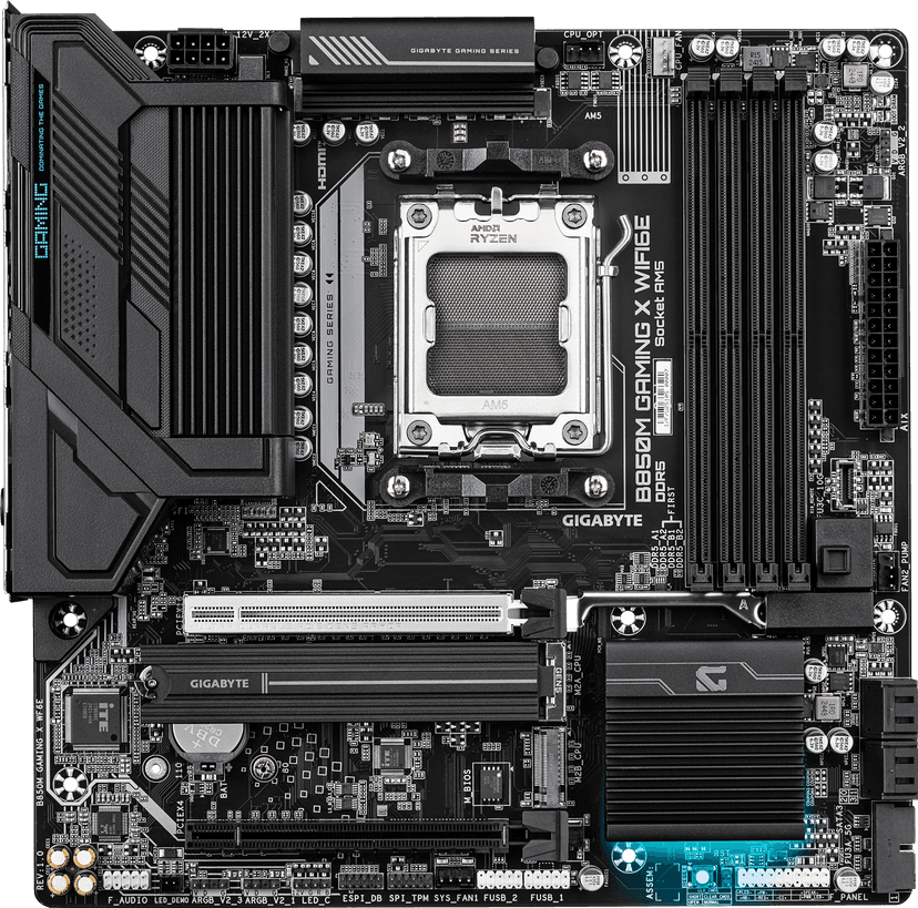 Gigabyte B850M Gaming X WIFI6E AM5 Micro-ATX DDR5