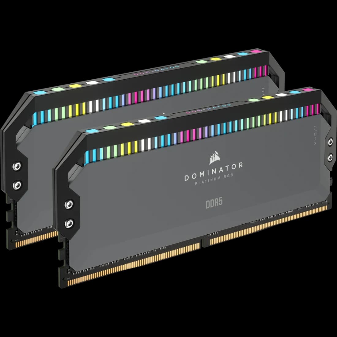 Corsair Dominator Platinum RGB 32GB (2x16GB) DDR5 Corsair Dominator Platinum RGB 32GB (2x16GB) DDR5 5200MHz CL40 Cinza - CMT32GX5M2B5200Z40