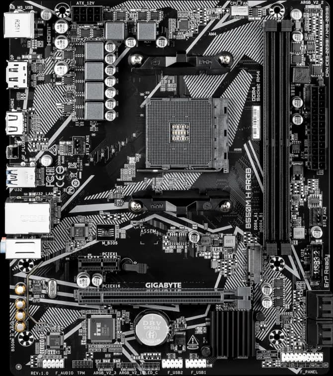 Gigabyte B550M H ARGB AM4 Micro-ATX DDR4