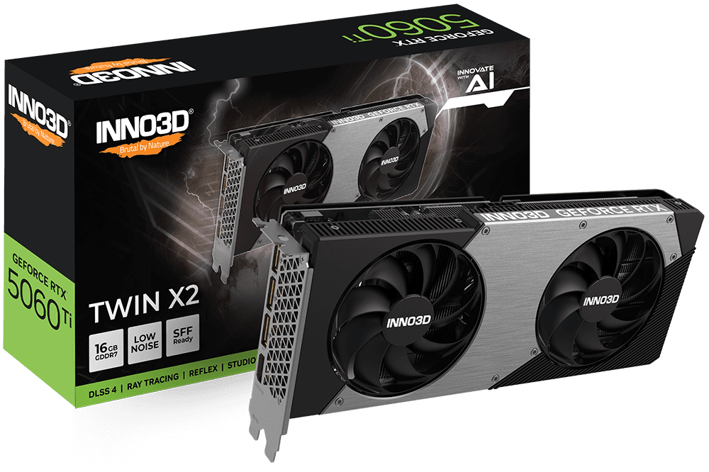 RTX 5060 Ti 16GB INNO3D RTX 5060 Ti 16GB Twin X2