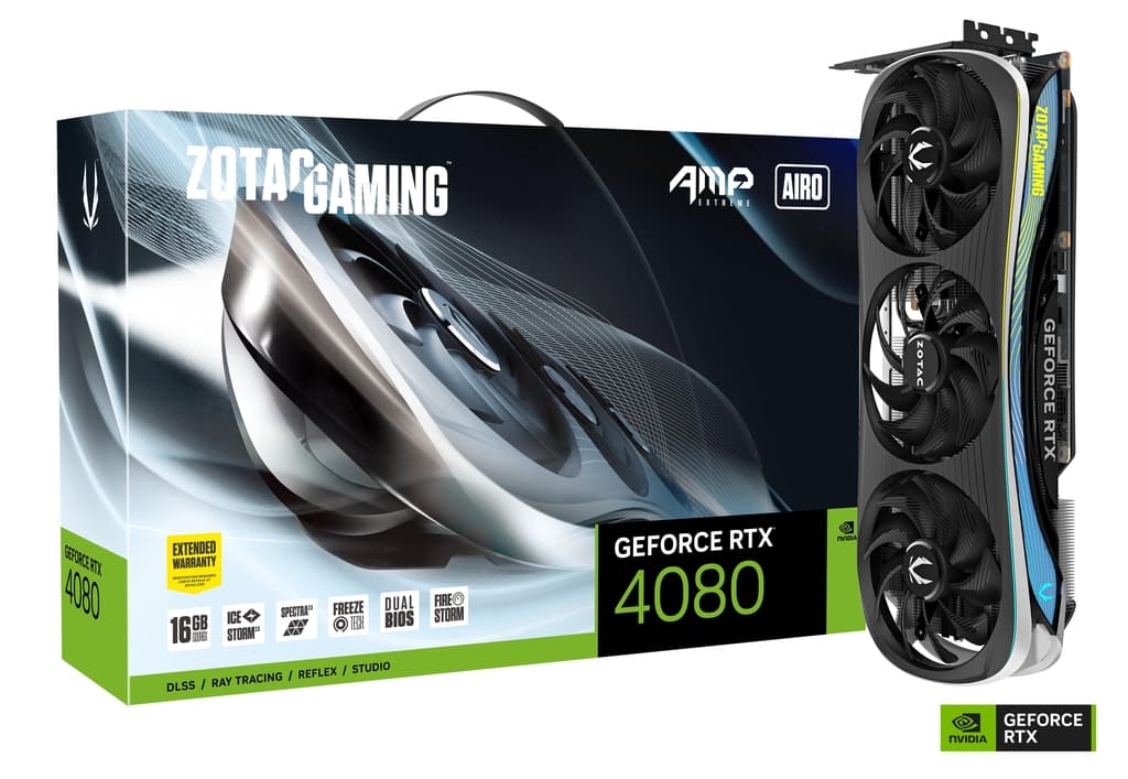 RTX 4080 ZOTAC RTX 4080 AMP Extreme Air