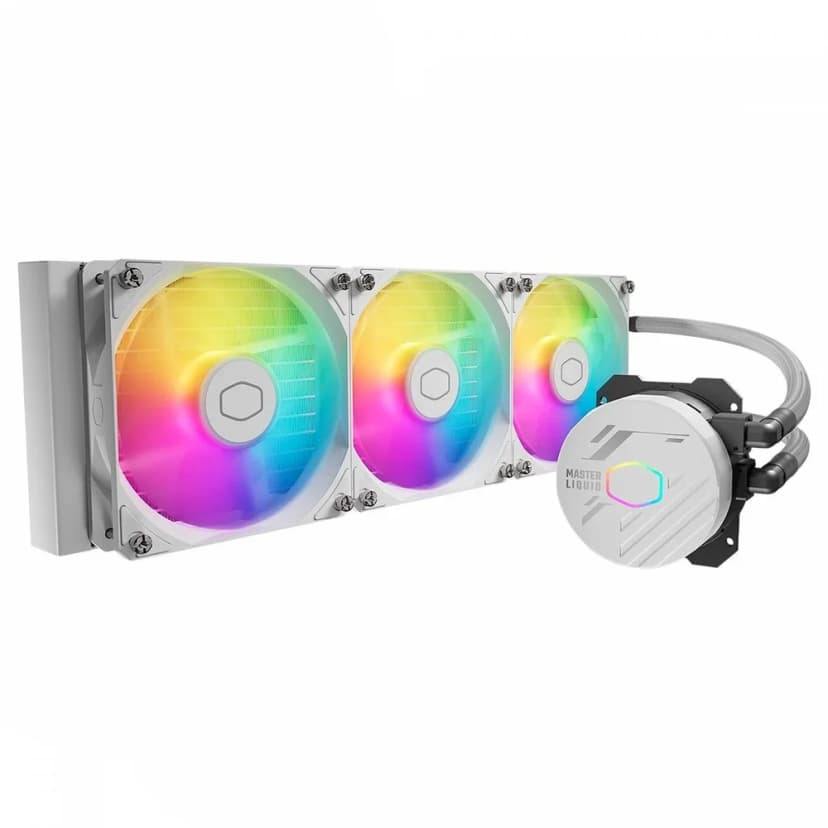 Water Cooler Cooler Master MasterLiquid 360L Core 360mm ARGB Branco - MLW-D36M-A18PZ-RW