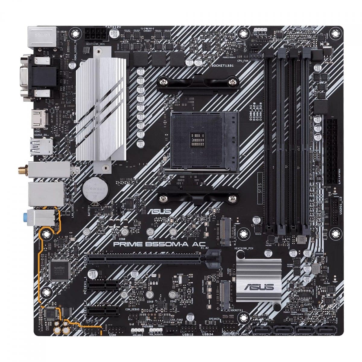 ASUS Prime B550M-A AC AM4 Micro-ATX DDR4 WiFi ASUS Prime B550M-A AC AM4 Micro-ATX DDR4 WiFi