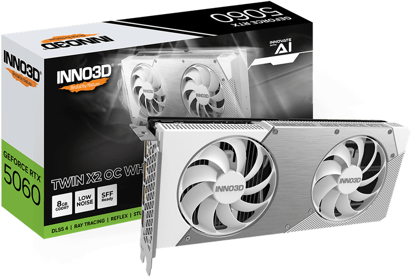 INNO3D RTX 5060 Twin X2 OC White