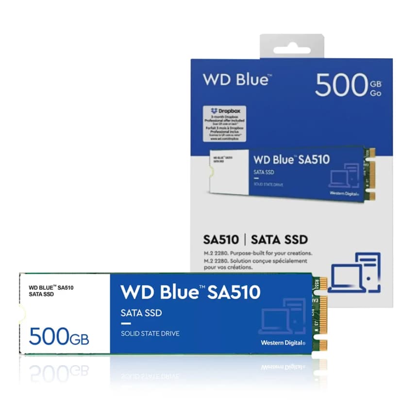 Western Digital WD Blue SA510 500GB SSD SATA III - WDS500G3B0B