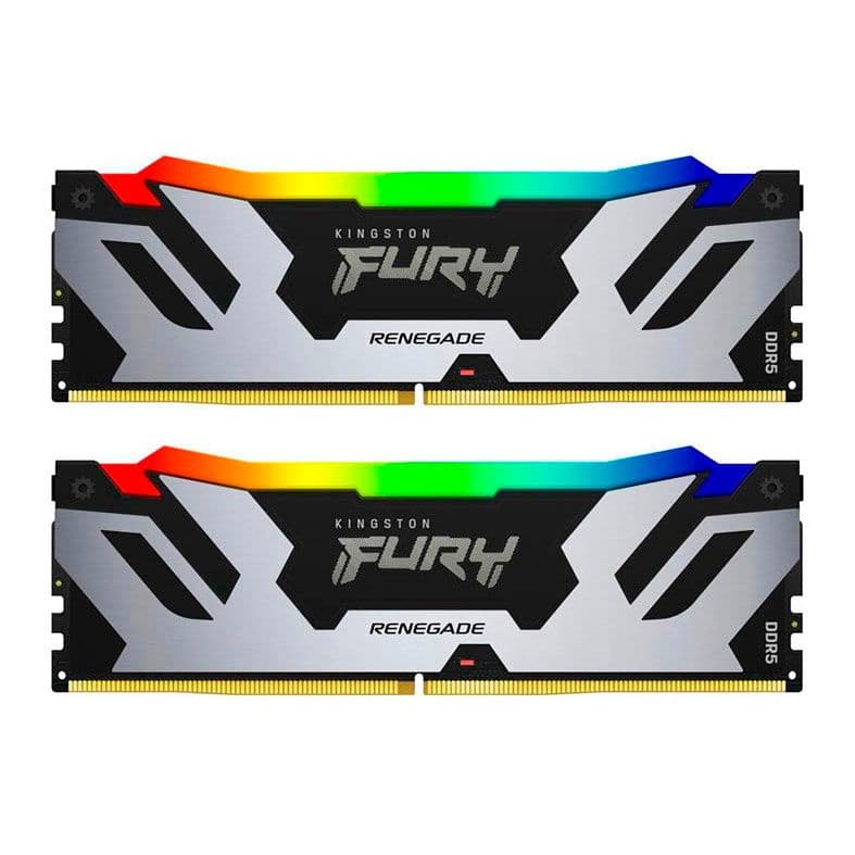 Kingston Fury Renegade RGB 96GB (2x48GB) DDR5 Kingston Fury Renegade RGB 96GB (2x48GB) DDR5 6400MHz CL32 - KF564C32RSAK2-96