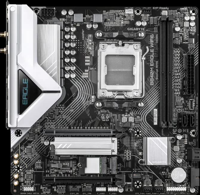 Gigabyte B840M Eagle WIFI6 AM5 Micro-ATX DDR5