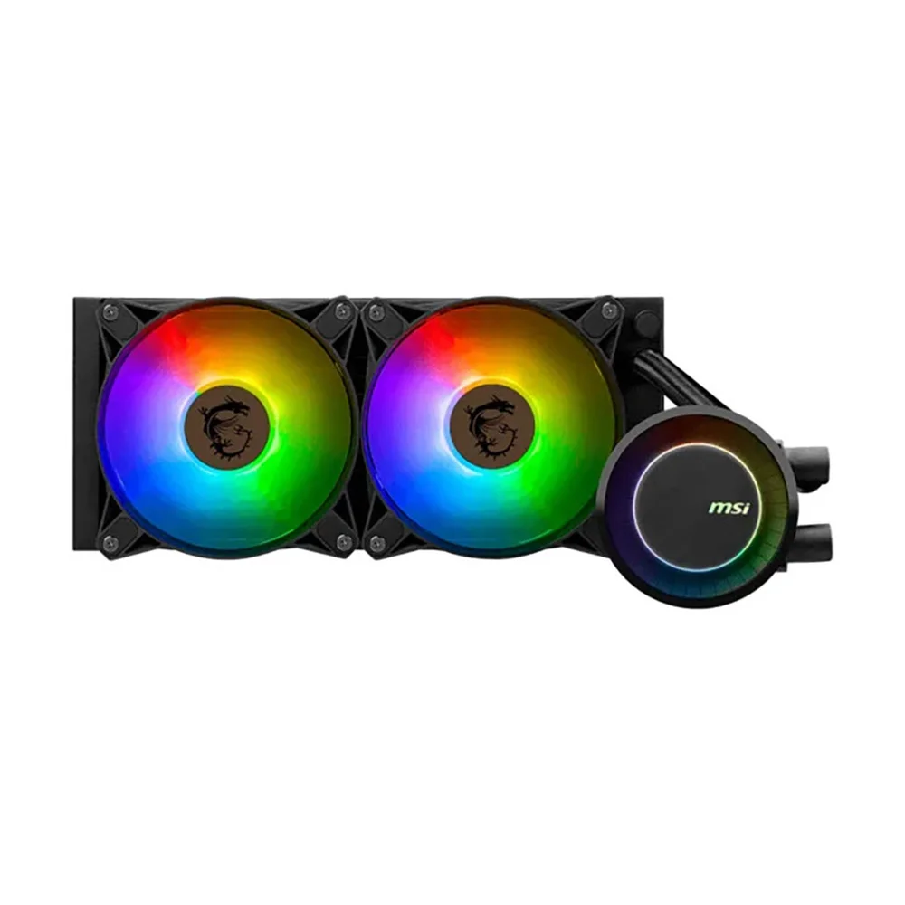 Water Cooler MSI MAG CORELIQUID E240 240mm ARGB Water Cooler MSI MAG CORELIQUID E240 240mm ARGB Preto - 306-7ZW5E18-C24