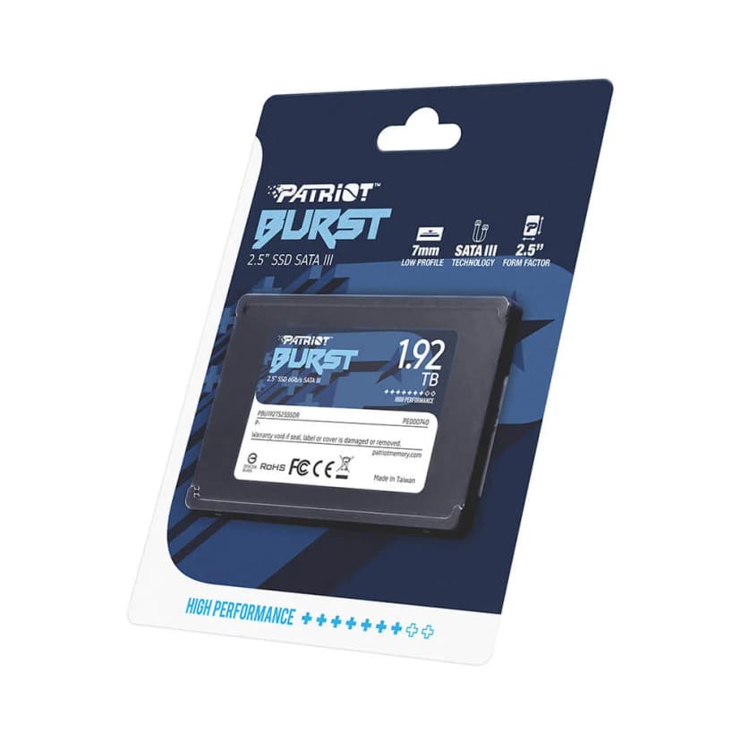 Patriot Burst Elite 1.92TB SSD SATA III - PBE192TS25SSDR
