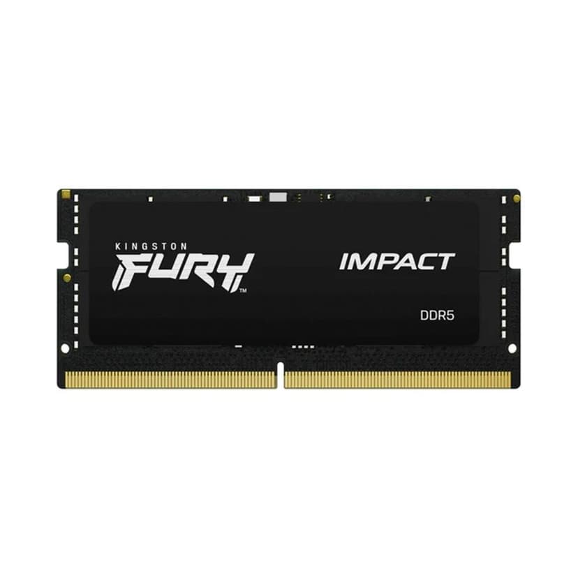 Kingston Fury Impact 16GB (1x16GB) DDR5 SO-DIMM 5600MHz CL40 Preto - KF556S40IB-16