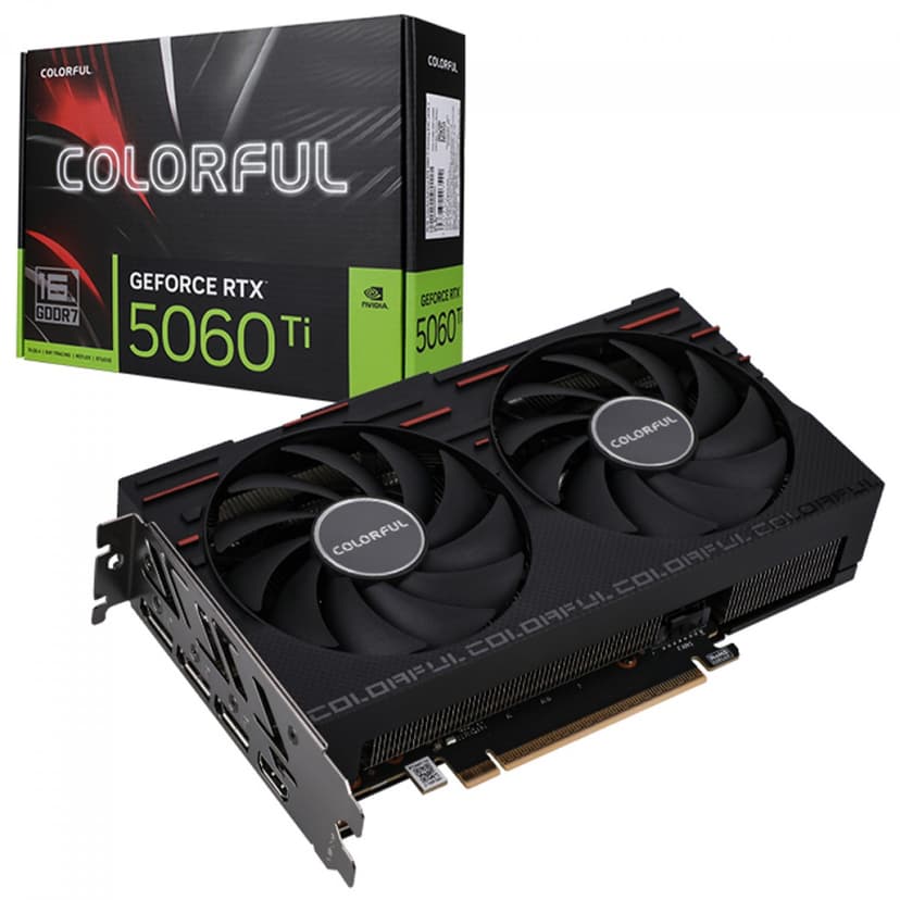 Colorful RTX 5060 Ti 16GB Gaming Duo