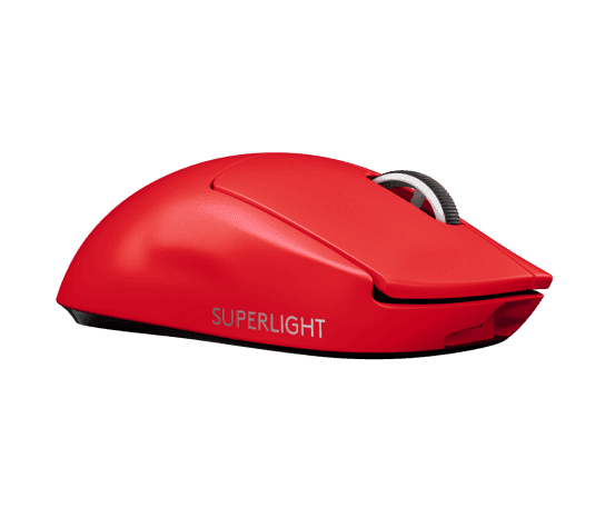 Logitech G PRO X Superlight Sem Fio 25600 DPI Vermelho - 910-006783 Logitech G PRO X Superlight Sem Fio 25600 DPI Vermelho - 910-006783