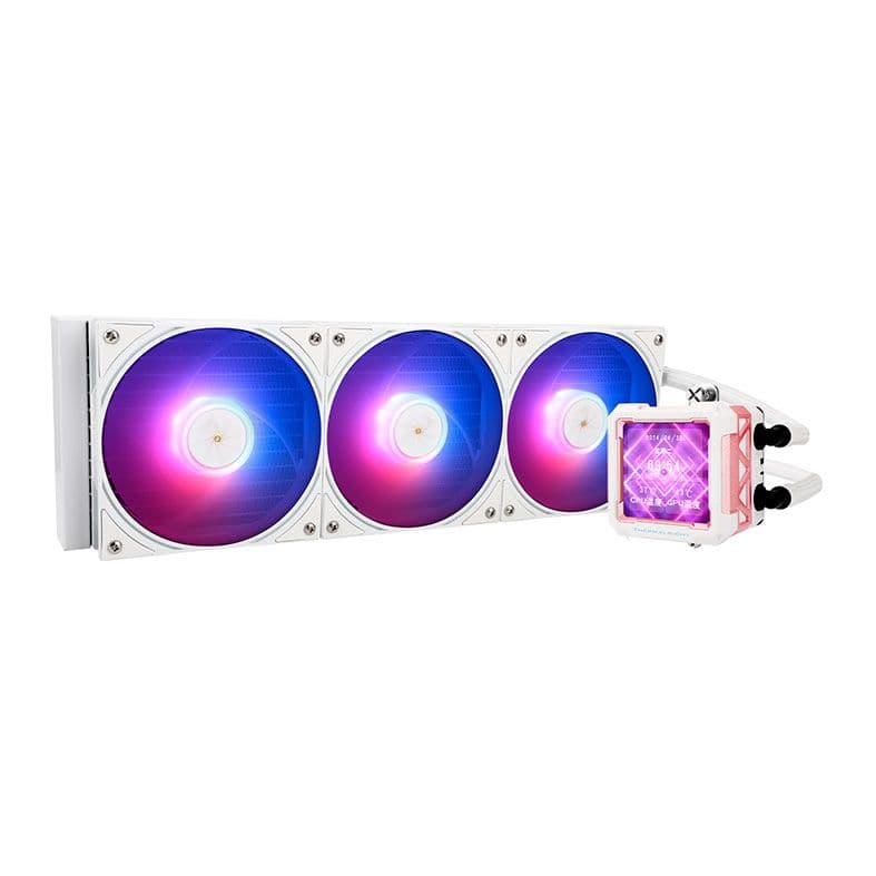 Water Cooler Thermalright Frozen Warframe Pro 360 MEW 360mm ARGB Water Cooler Thermalright Frozen Warframe Pro 360 MEW 360mm ARGB Branco - TR-FWP-360-MEW-ARGB