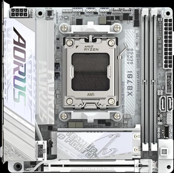 Gigabyte X870I AORUS Pro ICE AM5 Mini-ITX DDR5 WiFi