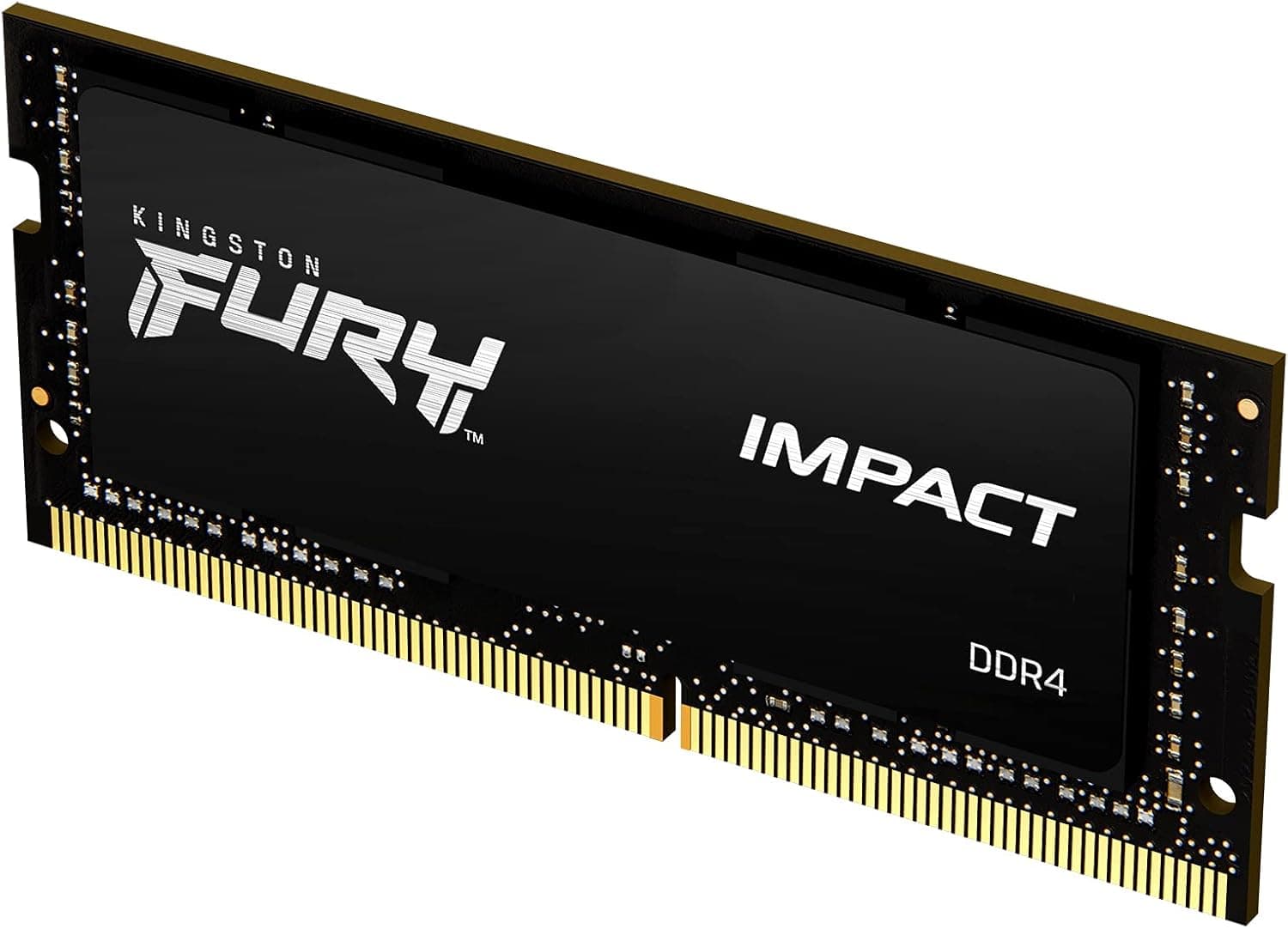 Kingston Fury Impact 16GB (1x16GB) DDR4 SO-DIMM Kingston Fury Impact 16GB (1x16GB) DDR4 SO-DIMM 2666MHz CL16 Preto - KF426S16IB/16