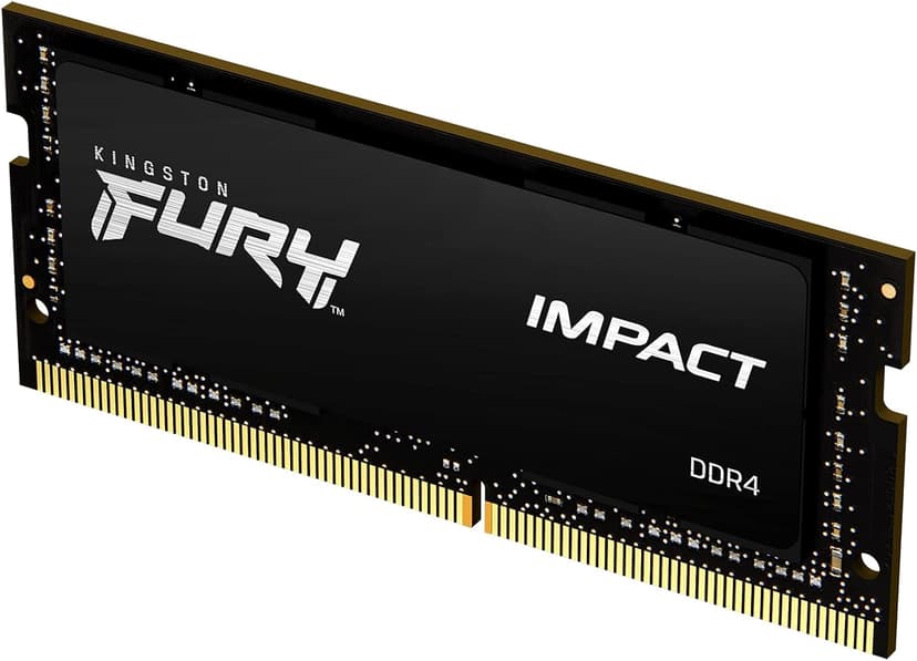 Kingston Fury Impact 16GB (1x16GB) DDR4 SO-DIMM 2666MHz CL16 Preto - KF426S16IB/16
