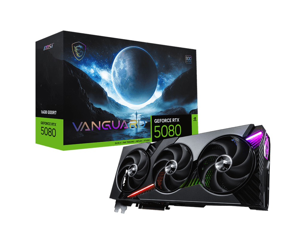 RTX 5080 MSI RTX 5080 Vanguard SOC