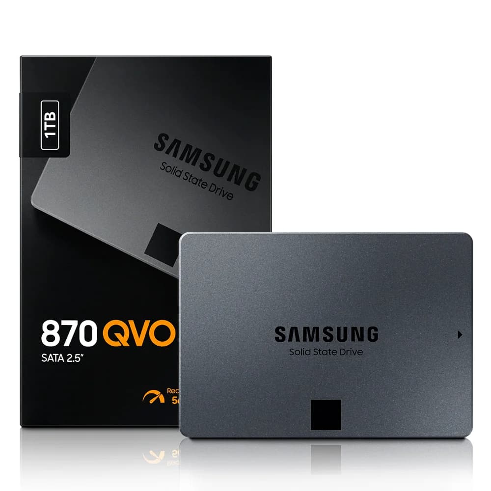 Samsung 870 QVO 1TB SSD SATA III - MZ-77Q1T0 Samsung 870 QVO 1TB SSD SATA III - MZ-77Q1T0