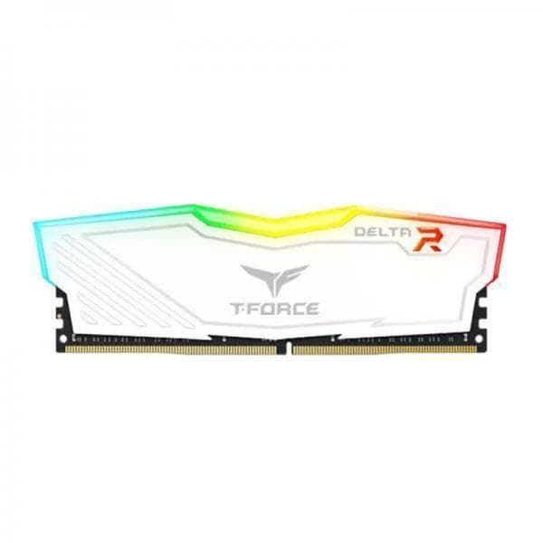 Team Group T-Force Delta RGB 8GB (1x8GB) DDR4 3600MHz CL18 Branco - TF4D48G3600HC18J01