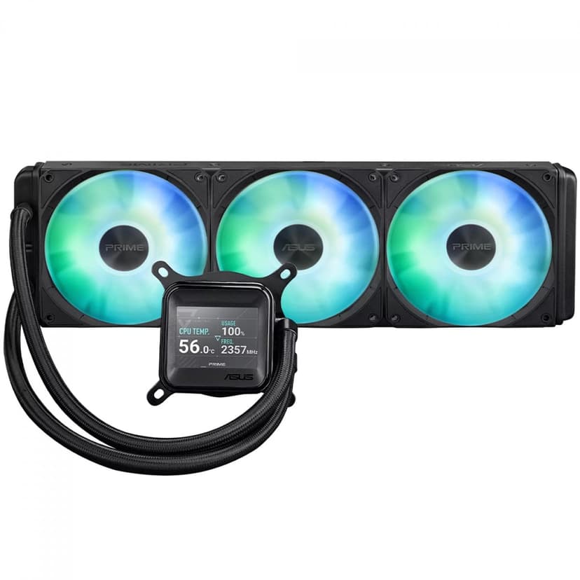 Water Cooler ASUS Prime LC 360 ARGB LCD 360mm ARGB Preto - 90RC00Z1-B0UAY0