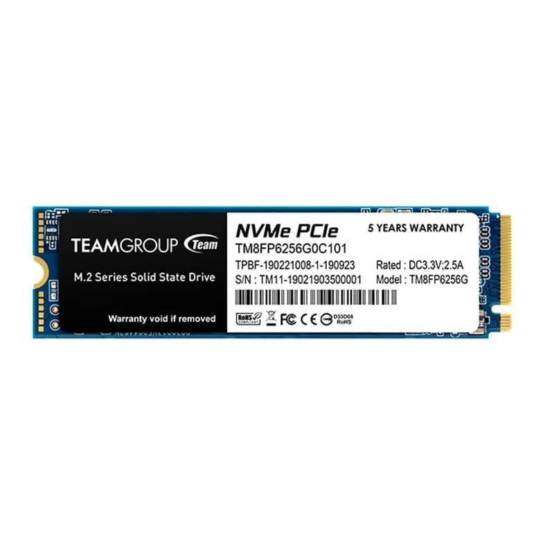 Team Group MP33 256GB SSD NVMe Gen 3 - TM8FP6256G0C101 Team Group MP33 256GB SSD NVMe Gen 3 - TM8FP6256G0C101