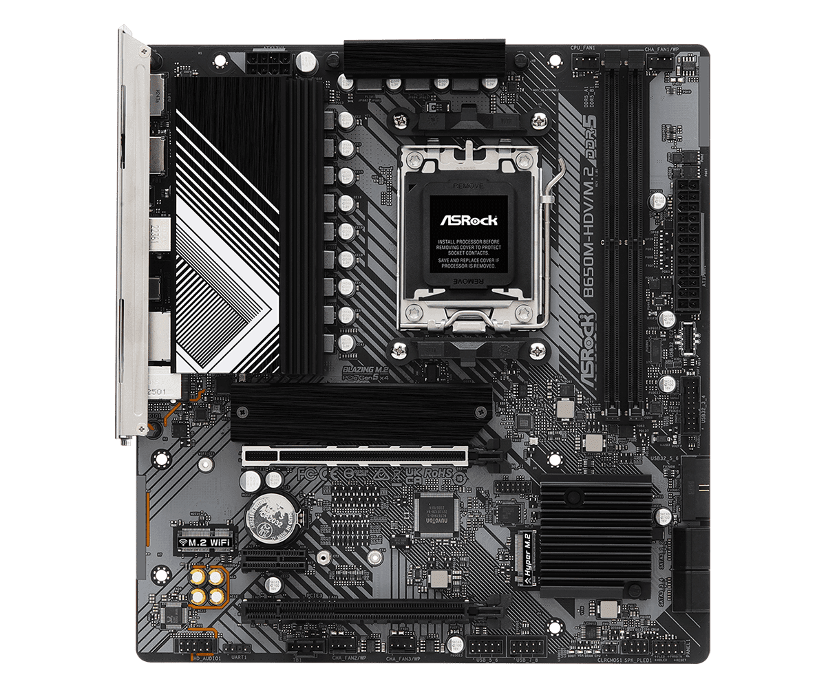 ASRock B650M-HDV/M.2 AM5 Micro-ATX DDR5 ASRock B650M-HDV/M.2 AM5 Micro-ATX DDR5