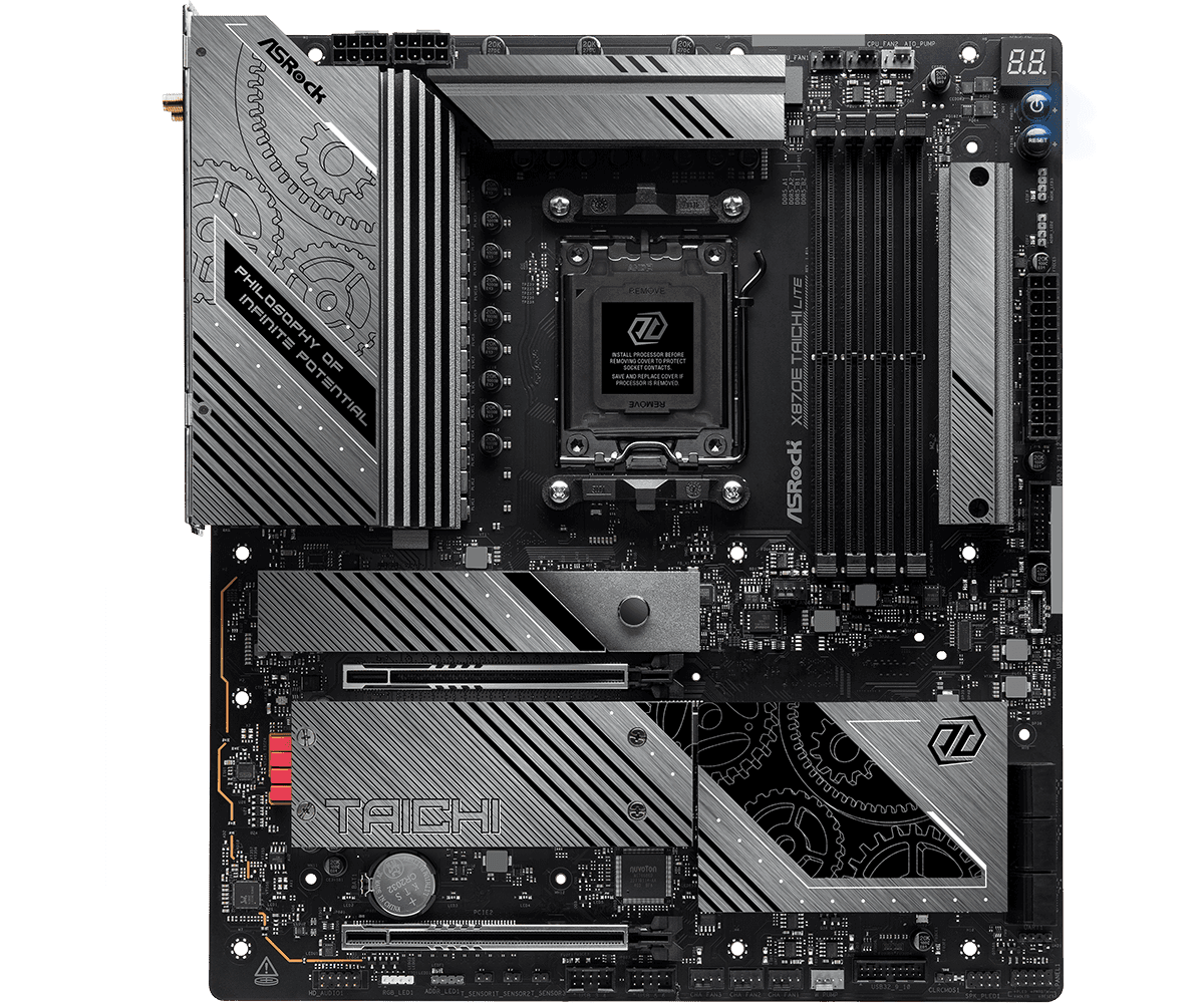 ASRock X870E Taichi Lite AM5 E-ATX DDR5 WiFi ASRock X870E Taichi Lite AM5 E-ATX DDR5 WiFi