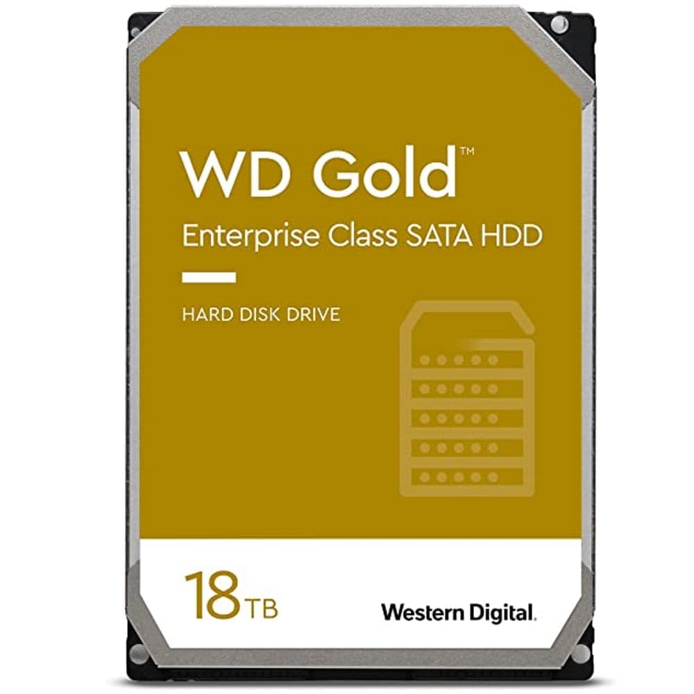 Western Digital WD Gold 18TB HDD SATA III - WD181KRYZ Western Digital WD Gold 18TB HDD SATA III - WD181KRYZ