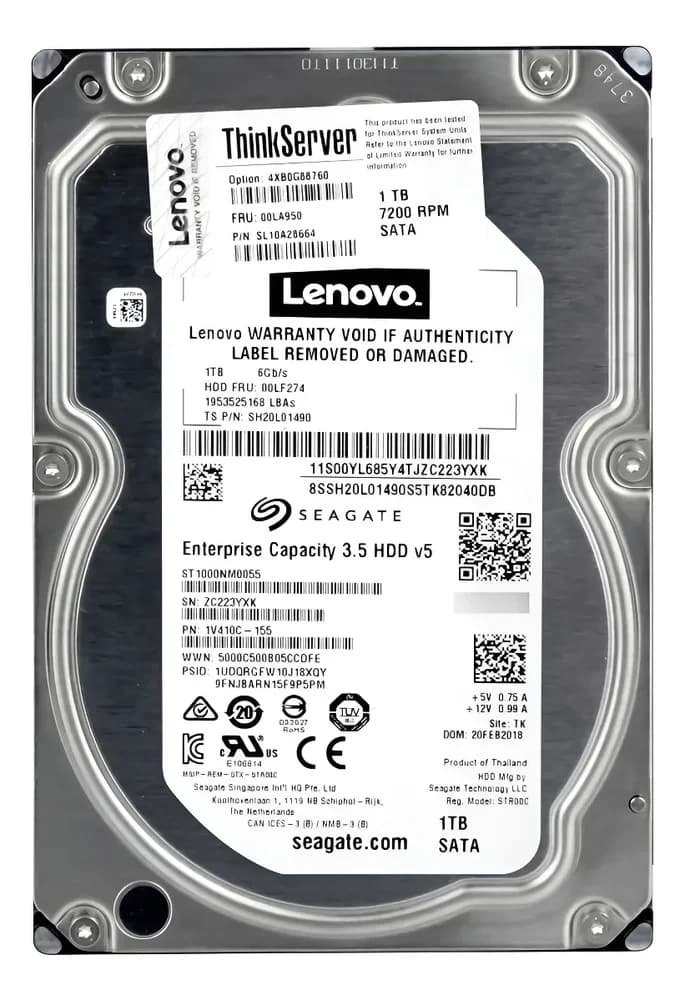 Seagate 1TB HDD SATA III - Sh20l01490 Seagate 1TB HDD SATA III - Sh20l01490